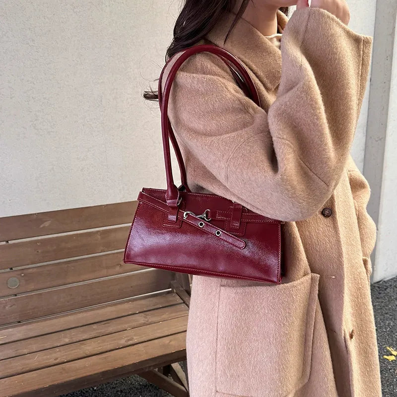Nathilde Marenne Buckle Shoulder Bag