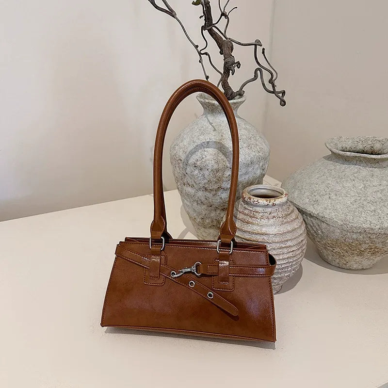 Nathilde Marenne Buckle Shoulder Bag