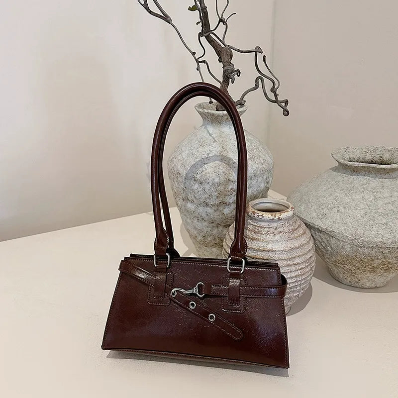 Nathilde Marenne Buckle Shoulder Bag