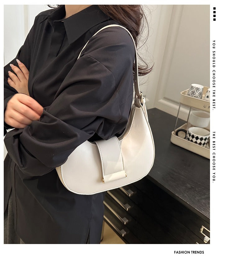 Nathilde Celeste Curved Shoulder Bag