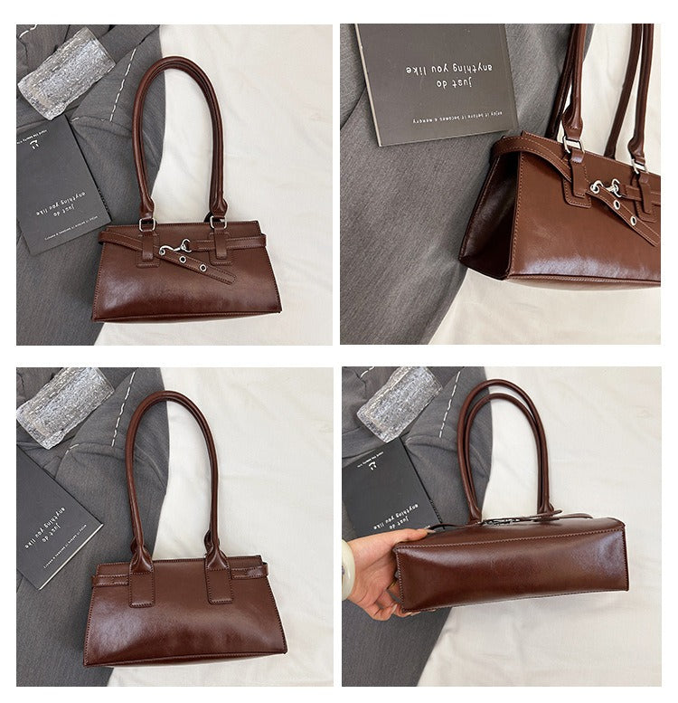 Nathilde Marenne Buckle Shoulder Bag