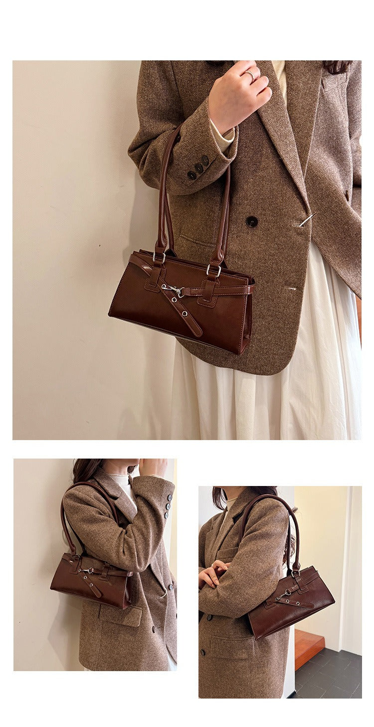 Nathilde Marenne Buckle Shoulder Bag