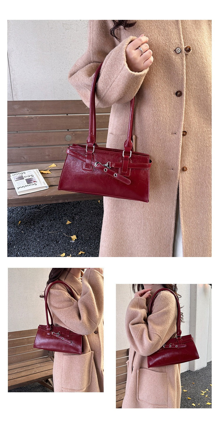 Nathilde Marenne Buckle Shoulder Bag