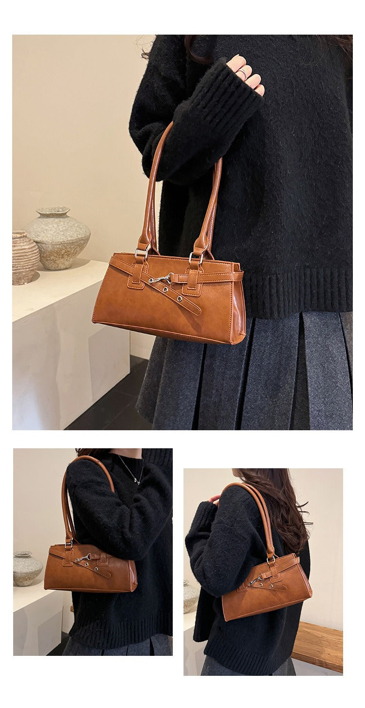 Nathilde Marenne Buckle Shoulder Bag