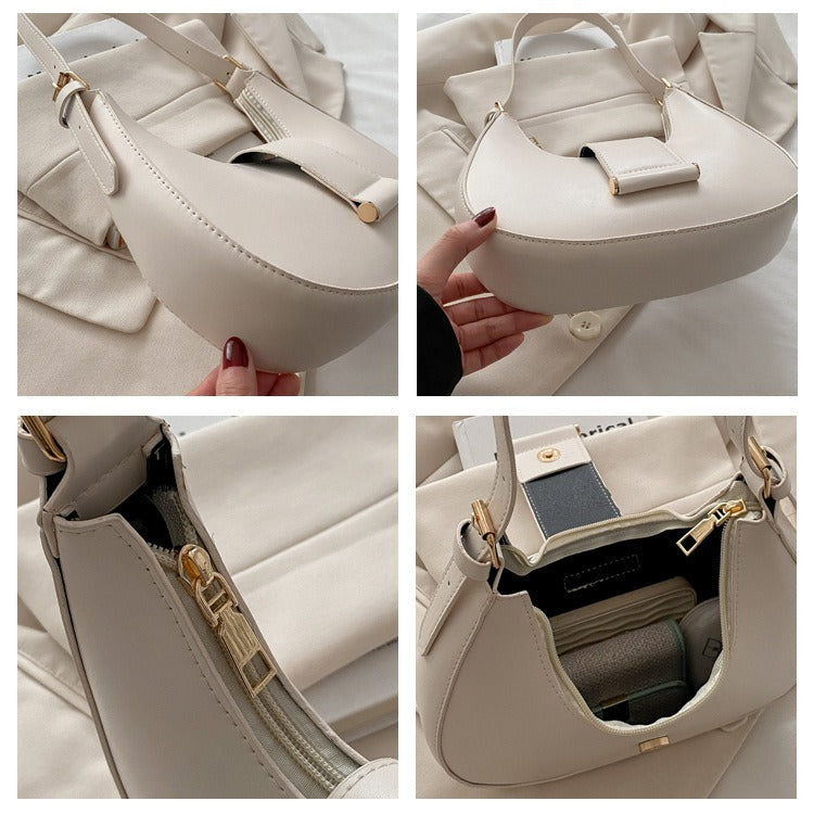 Nathilde Celeste Curved Shoulder Bag