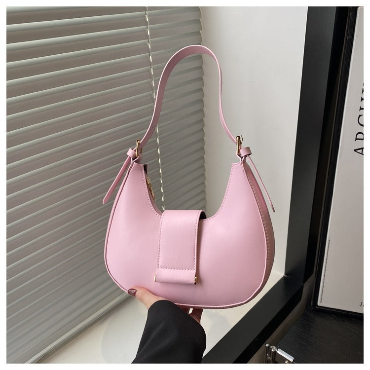 Nathilde Celeste Curved Shoulder Bag