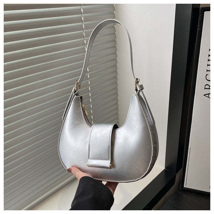 Nathilde Celeste Curved Shoulder Bag