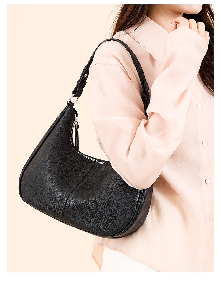 Nathilde Amelie Crescent Shoulder Bag