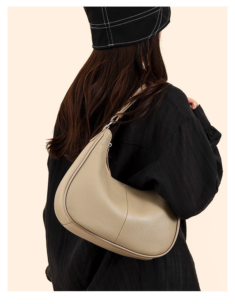 Nathilde Amelie Crescent Shoulder Bag