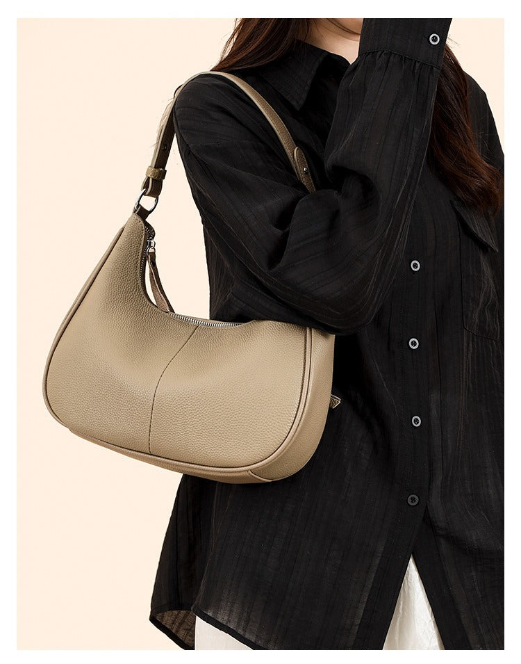 Nathilde Amelie Crescent Shoulder Bag