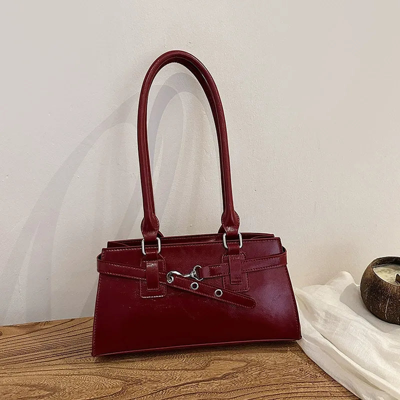 Nathilde Marenne Buckle Shoulder Bag