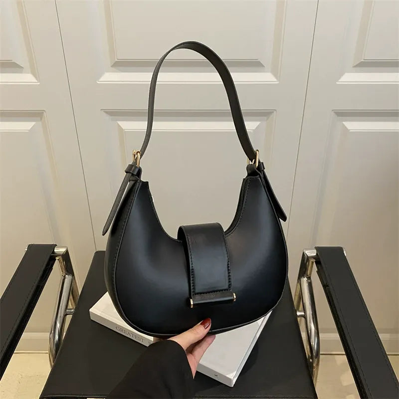 Nathilde Celeste Curved Shoulder Bag