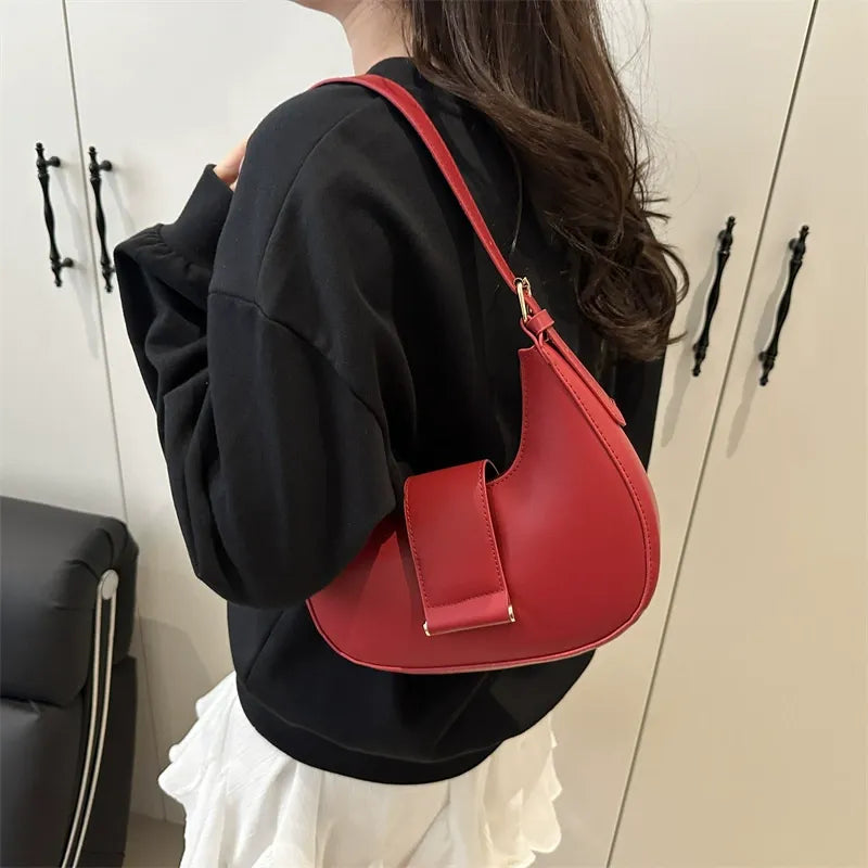 Nathilde Celeste Curved Shoulder Bag