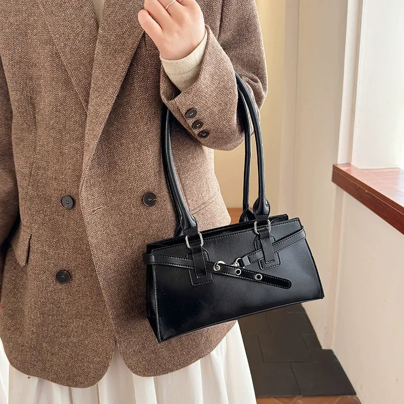 Nathilde Marenne Buckle Shoulder Bag