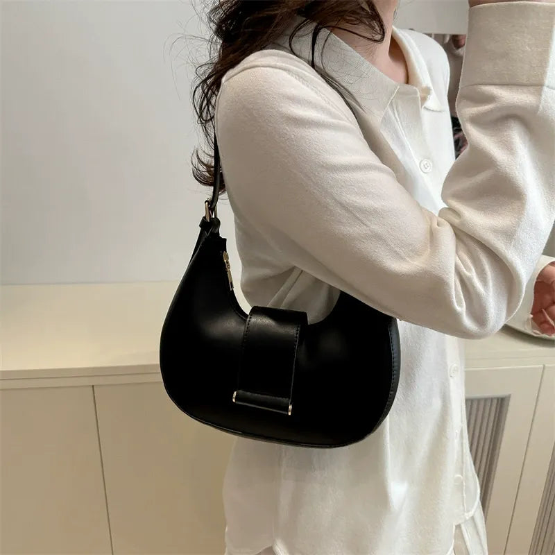 Nathilde Celeste Curved Shoulder Bag