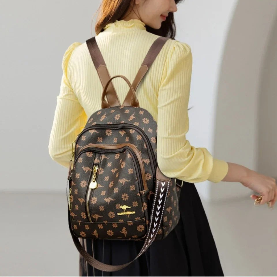 Nathilde Émilie Leather Backpack