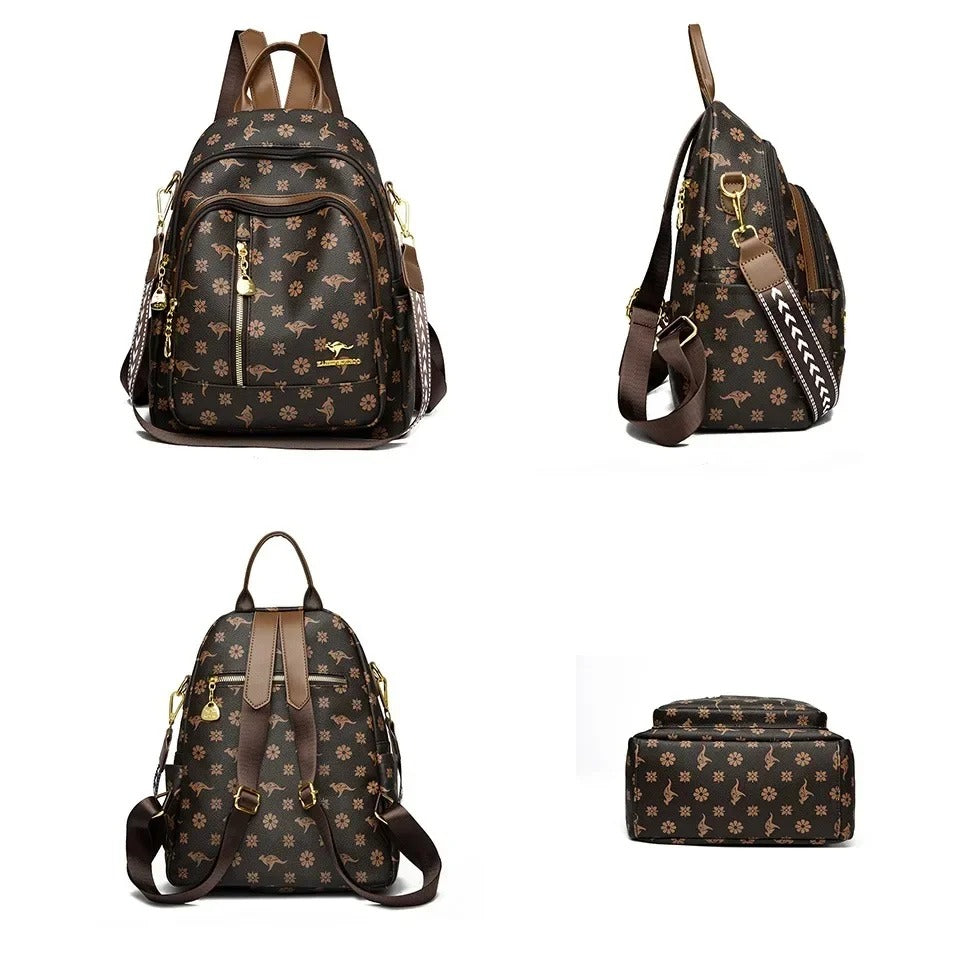 Nathilde Émilie Leather Backpack